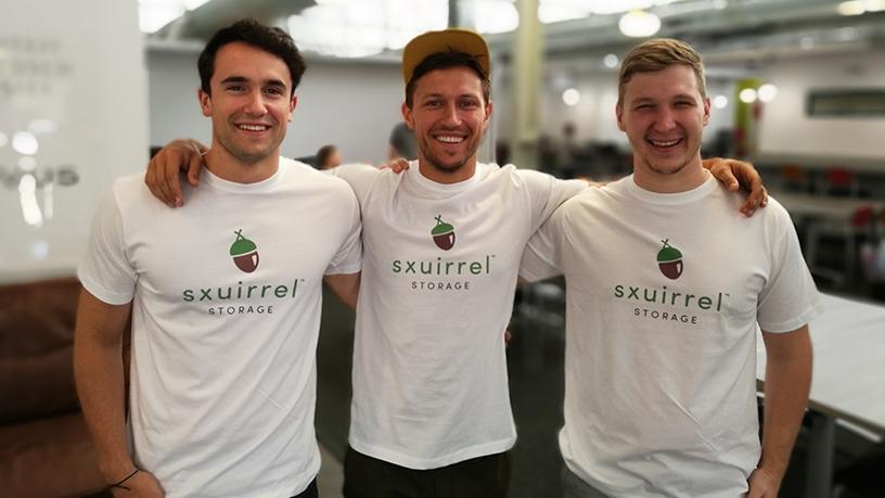 Sxuirrel co-founders (from left to right):  Michael Louis, Michael-John Dippenaar and Henri Bam.