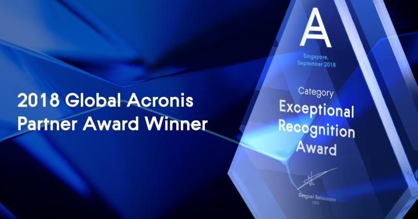 Acronis Global Partner Awards 2018.