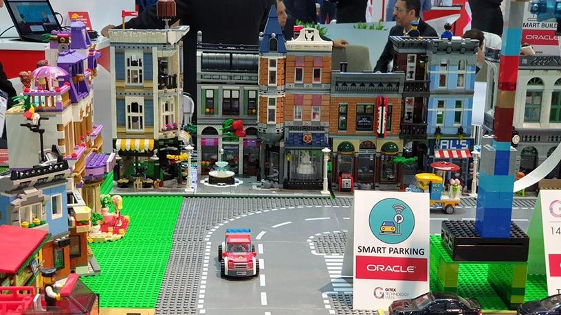 Oracle has Dubai's plans for a 'happy city' on display, created in Lego.