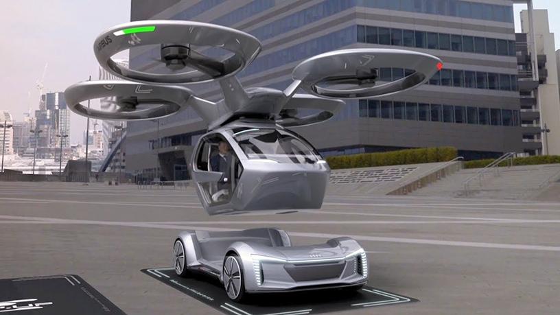 Etisalat showcased the 'Pop.Up Next' flying car outside of Europe for the first time.