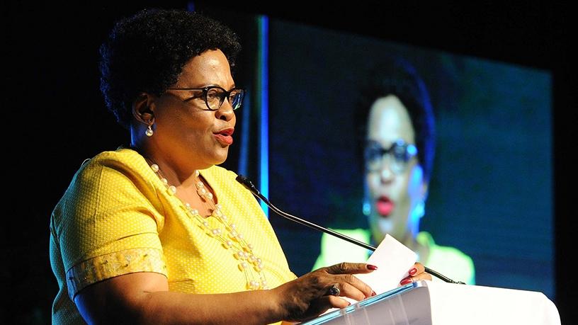 Communications minister Nomvula Mokonyane. (Photo source: GCIS)