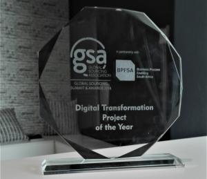 Digital Transformation Project of the Year Award.