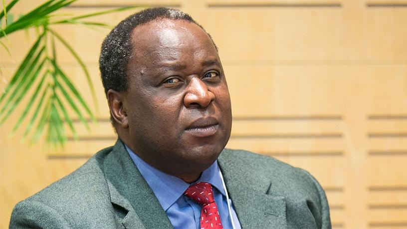Finance minister Tito Mboweni delivered his maiden Medium-Term Budget Policy Statement today. (Photo source: WEF)