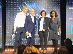 From left: Gilles Babinet, France's Digital Champion at the European Commission; Pierre Louette, CEO of Les Echos-Le Parisien Group; Christel Heydemann, President of Schneider Electric France; Muriel Jasor, Editor-in-Chief of Les Echos Executives