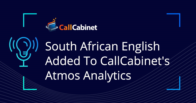 Atmos By CallCabinet Now Supports South African English Within Their 