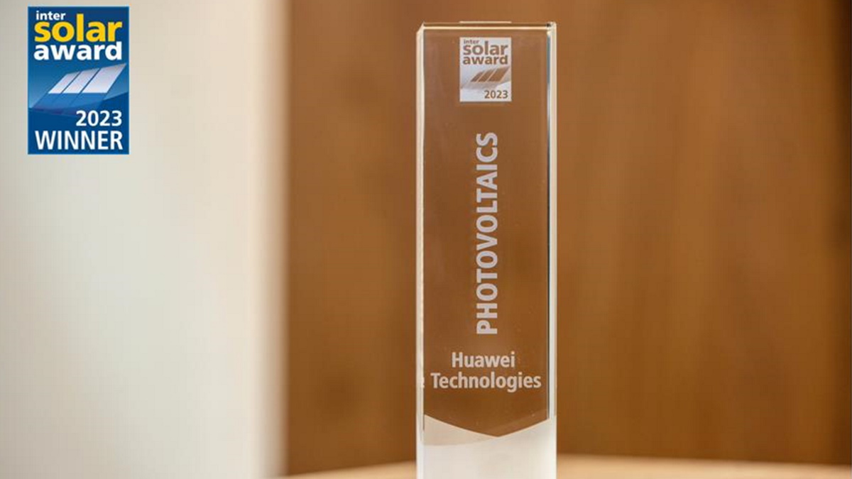 Huawei FusionSolar's Smart PV Inverter SUN2000-330KTL wins Intersolar Award - Vimarsana News