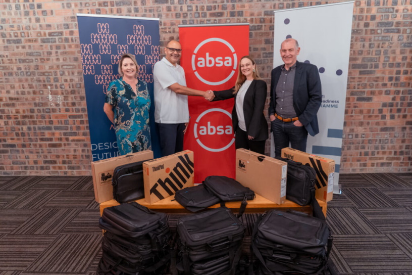 Absa donates 130 refurbished laptops to CapaCiTi | ITWeb