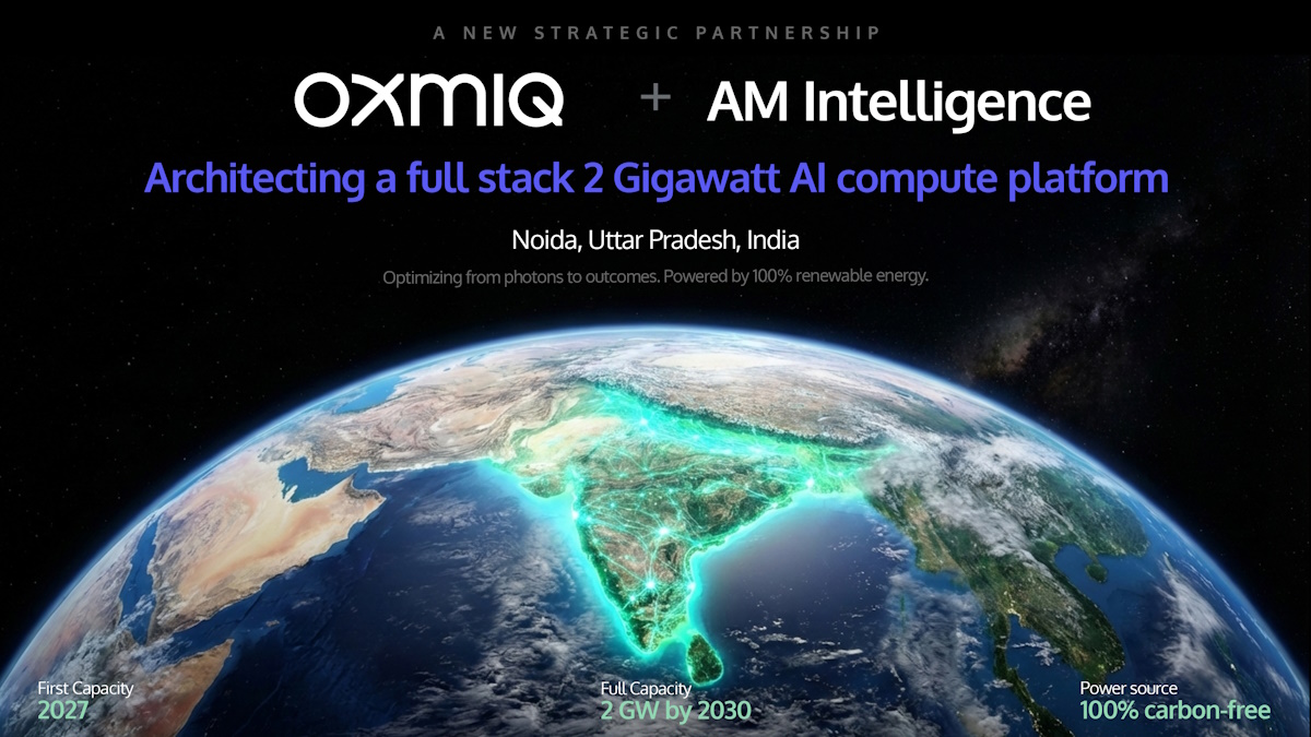 OXMIQ Labs and AM Intelligence Labs Partner to Architect One of the World’s Largest Renewable-Powered AI Compute Platforms