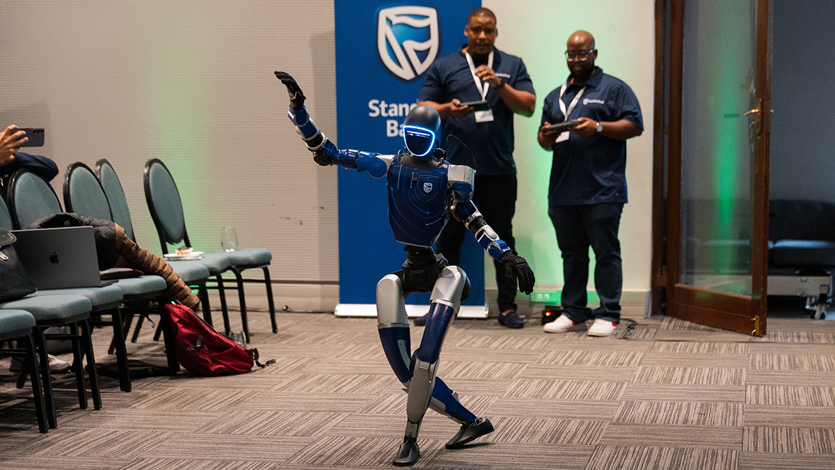 VIDEO: Standard Bank ‘sparks curiosity’ with new humanoid bot