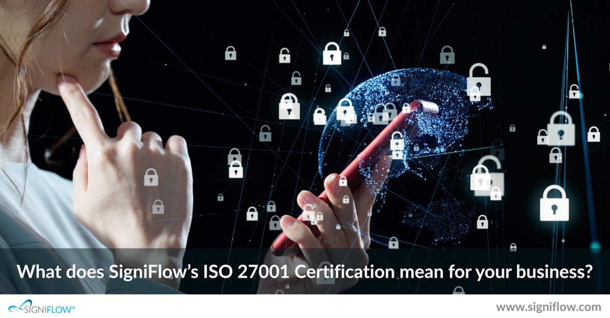 itweb.co.za - SigniFlow - What does SigniFlow's ISO 27001 certification mean for your business?