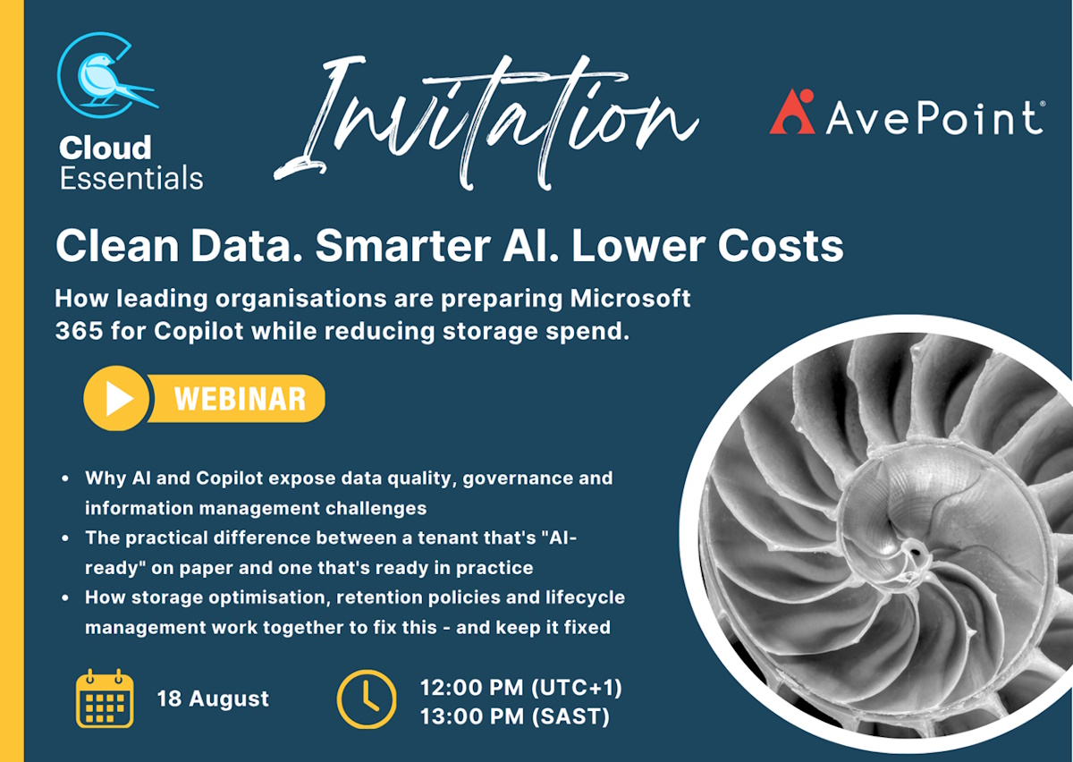itweb.co.za - Cloud Essentials - From data growth to data value: Why storage optimisation matters more than ever