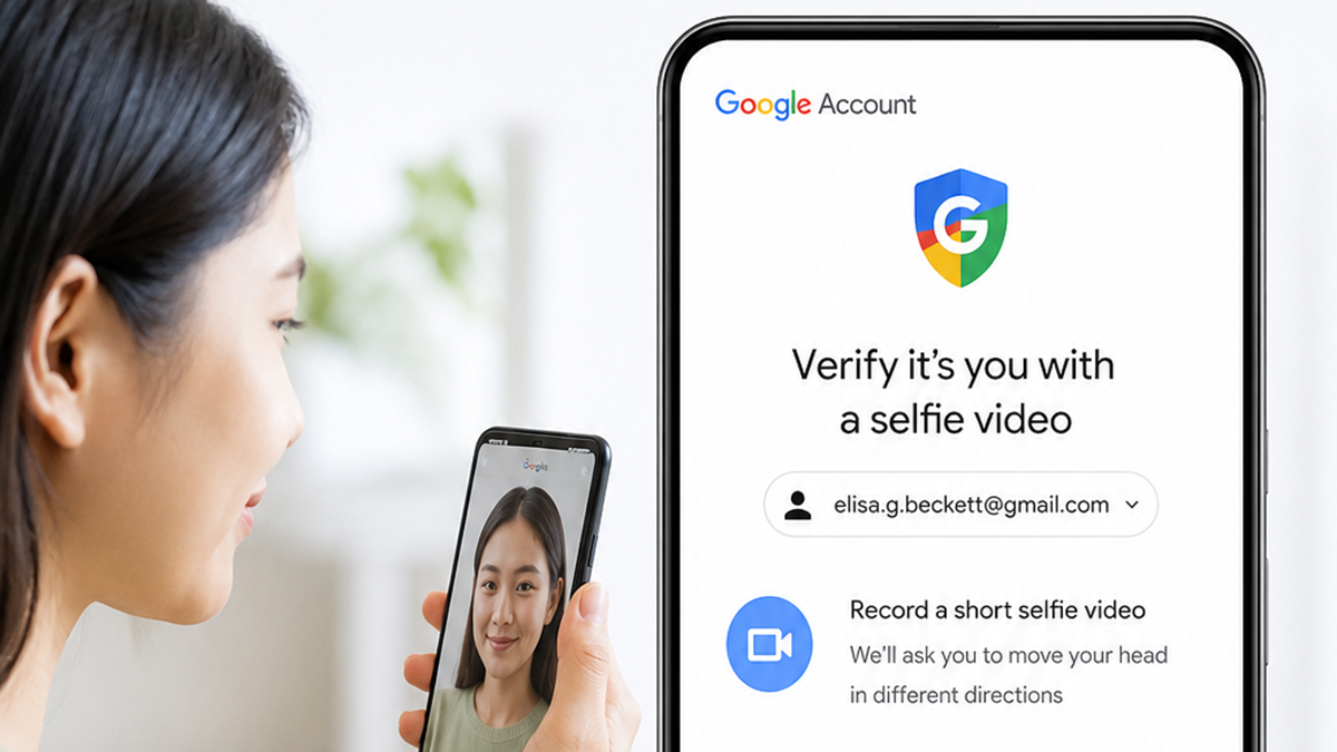 Google adds selfie video for account sign-ins