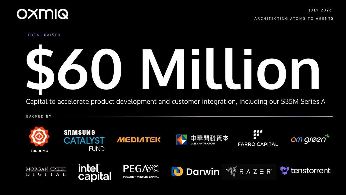 itweb.co.za - Business Wire - OXMIQ Raises $35 Million to Scale OxCore™ Architecture