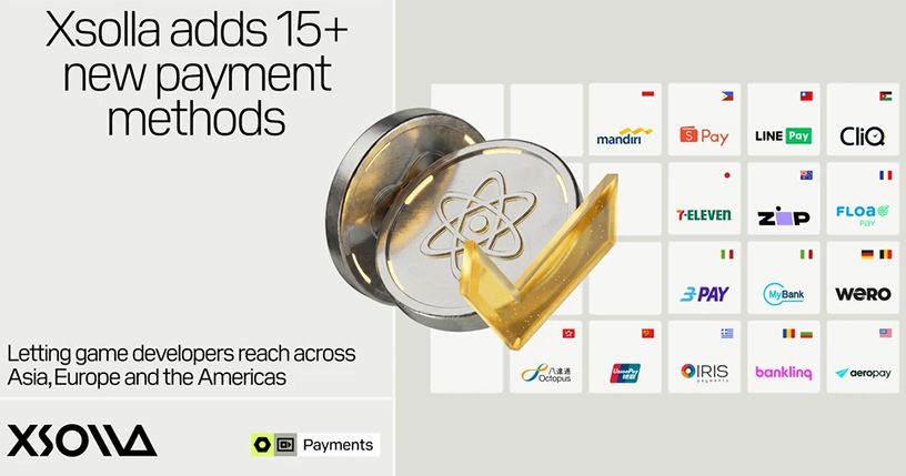 Xsolla Adds 15+ New Local Payment Methods, Letting Game Developers Reach Players Across Asia-Pacific, Europe, and the Americas