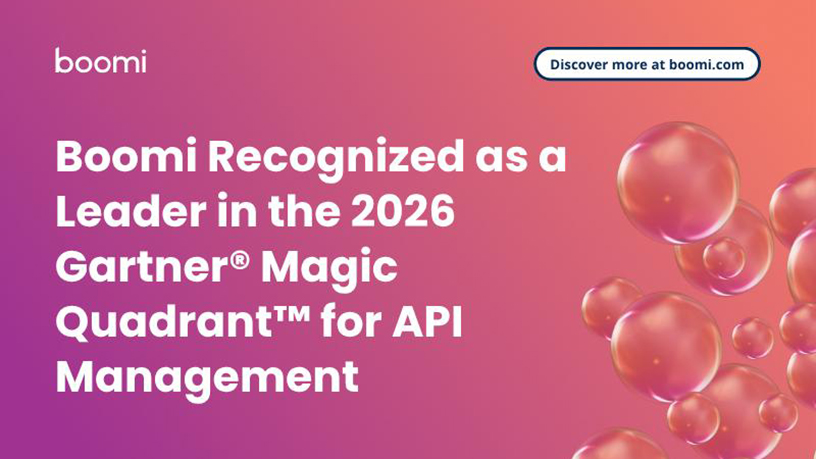 Boomi Recognized as a Leader in the 2026 Gartner® Magic Quadrant™ for API Management