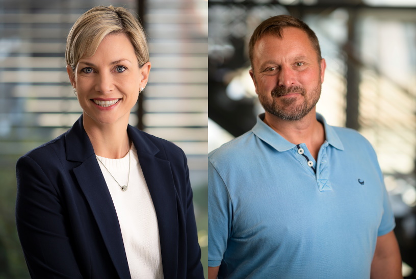 Amanda Mohr and Justin Marshall