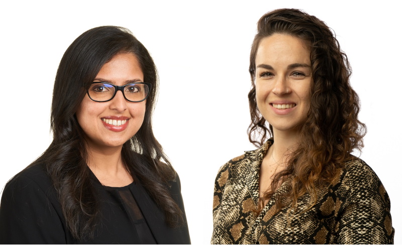 Pooja Dela and Paula-Ann Novotny