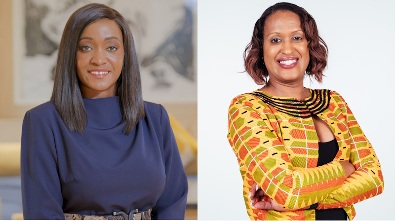Caroline Mbugua and Marina Madale