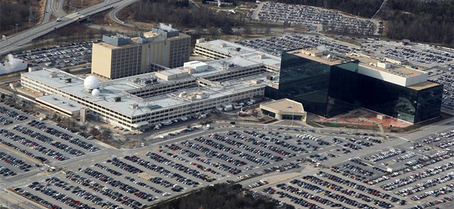 The National Security Agency's headquarters in Maryland, US.